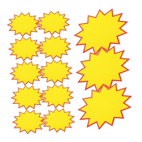 Alipis 100 Stück Preisschild Für Explosive Aufkleber Klebrig Klein Zeichen Einzelhandel Leer Schilder Für Geschäfte Stichworte Verkaufsaufkleber Anzeige Werbeaufkleber Yellow Papier Alipis 100 Stück Preisschild Für Explosive Aufkleber Klebrig Klein Zeichen Einzelhandel Leer Schilder Für Geschäfte Stichworte Verkaufsaufkleber Anzeige Werbeaufkleber Yellow Papier von Alipis