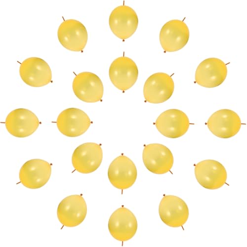 Alipis 100 Stück Schwanzlatexballon umwerben Ballonschwänze Quaste Neonballons Dekoration Nadelschwanzballons Dekorative Luftballons Hochzeitsballon-Kit Schweif Ballons Emulsion Golden von Alipis