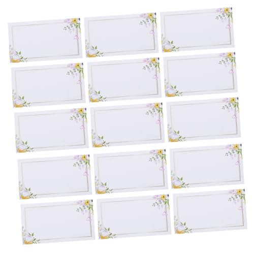 Alipis 100 Stück Vintage Floral Place Cards für Hochzeit Tischdekoration Foldable Name Cards für Gäste Sitzordnung Shower Party Bankett Alipis 100 Stück Vintage Floral Place Cards für Hochzeit Tischdekoration Foldable Name Cards für Gäste Sitzordnung Shower Party Bankett von Alipis