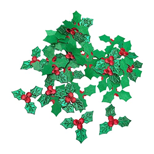 Alipis 100 Stück Weihnachts DIY Bastelset Blattanhänger aus Gold Grünem Handgefertigte Partydekoration mit Roten Früchten für Kunsthandwerk und Festliche Weihnachtsdeko Alipis 100 Stück Weihnachts DIY Bastelset Blattanhänger aus Gold Grünem Handgefertigte Partydekoration mit Roten Früchten für Kunsthandwerk und Festliche Weihnachtsdeko von Alipis