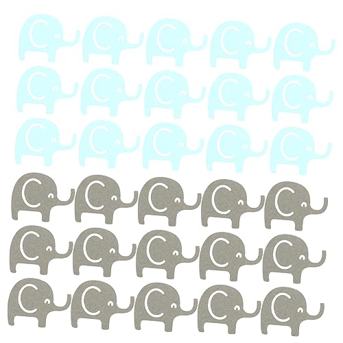Alipis 100St Tischdekoration aus Papier konfettikanone bunt komfetti Tischstreuung für Party Elefant Babyparty Konfetti Dekorationen für Elefanten-Themenpartys Tischkonfetti mit Elefanten von Alipis