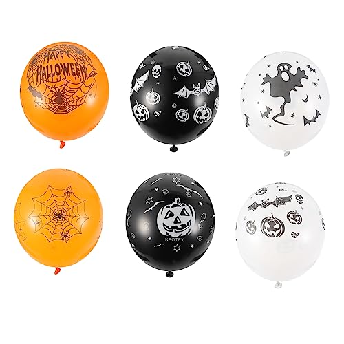 Alipis 100Stücke Halloween Luftballons Ballons Für Unvergessliche Partys Dekoriert Mit Klassischen Halloween Motiven Für Gruselige Feiern Und Foto Requisiten Alipis 100Stücke Halloween Luftballons Ballons Für Unvergessliche Partys Dekoriert Mit Klassischen Halloween Motiven Für Gruselige Feiern Und Foto Requisiten von Alipis