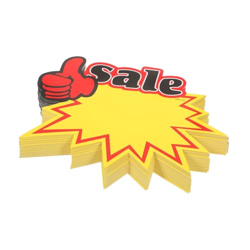 Alipis 100pcs Sterngeformte Schilder Neon Schilder Für Einzelhandel Garagen Verkauf Alipis 100pcs Sterngeformte Schilder Neon Schilder Für Einzelhandel Garagen Verkauf von Alipis