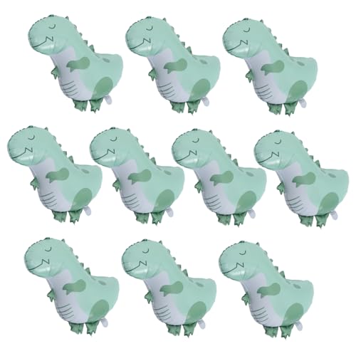 Alipis 10Stücke Teiliges Dinosaurier Ballon Folienballons für Kindergeburtstag Dekoration für Vielseitig Einsetzbar und Einzigartiges Design für Unvergessliche Feiern von Alipis