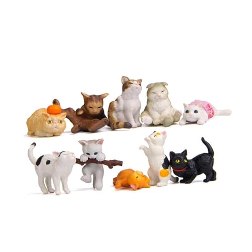 Alipis 10er Set Katzenfiguren Niedliche Katzen Dekoration Für Den Tisch Fotografie Requisiten Katzenliebhaber Deko Kunsthandwerk Geschenkidee Für Katzenfreunde Alipis 10er Set Katzenfiguren Niedliche Katzen Dekoration Für Den Tisch Fotografie Requisiten Katzenliebhaber Deko Kunsthandwerk Geschenkidee Für Katzenfreunde von Alipis