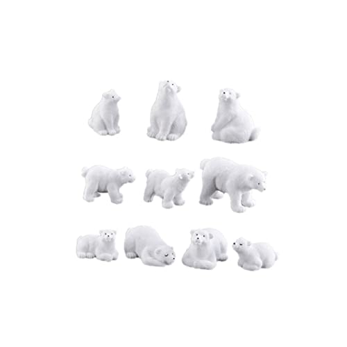 Alipis Einzigartige Mini-tierfiguren 11-teilige Harzornamente Als Kinderspielzeuggeschenk von Alipis