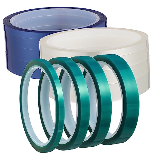 Alipis 12 Rollen Hochtemperatur Klebeband Hitzebeständiges Tape für Elektronikdruck Sublimation und Diy Projekte von Alipis