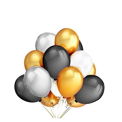 Alipis 12 Stück 12 Latexballons Geburtstagsfeier Grad Partydekorationen Ballon-Set leichte Ballons Anzug Ballons Ballonband Partyschmuck Luftballons Partyballons Hochzeit schmücken Kind von Alipis