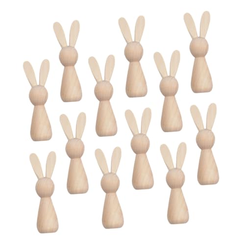 Alipis 12 Stück Holzhasen Ornament Hasenstatue DIY Figur Peg Dolls Unvollendete Kleine Figur Malerei Blanko Set Hasenstatue Hasenpuppe Ostern Holzhasen Ornament Holzhase Alipis 12 Stück Holzhasen Ornament Hasenstatue DIY Figur Peg Dolls Unvollendete Kleine Figur Malerei Blanko Set Hasenstatue Hasenpuppe Ostern Holzhasen Ornament Holzhase von Alipis