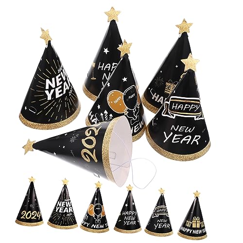 Alipis 12 Stück Neujahrs Partyhüte Bunte Papierkegel Hüte für Erwachsene Fotorequisiten und Partyzubehör für Silvester und Neujahrsparty Alipis 12 Stück Neujahrs Partyhüte Bunte Papierkegel Hüte für Erwachsene Fotorequisiten und Partyzubehör für Silvester und Neujahrsparty von Alipis