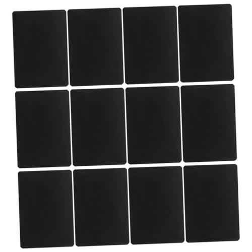 Alipis 12 Stück Preisschild Zeichen Anzeige Bretter Planke Regaletiketten Supermarktpreis Stichworte Mini-boards Hängeanhänger Für Körbe Tafeln Zeichnen Abs Black von Alipis