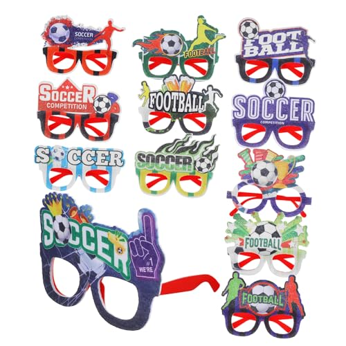 Alipis 12 Stück Teiliges Fußball Partybrillen Weiche Filzakzente Bequeme Fußball Fan Accessoires für Kostüme Foto Requisiten und Party Mitgebsel Vielseitig für Fußballfeiern und Alipis 12 Stück Teiliges Fußball Partybrillen Weiche Filzakzente Bequeme Fußball Fan Accessoires für Kostüme Foto Requisiten und Party Mitgebsel Vielseitig für Fußballfeiern und von Alipis