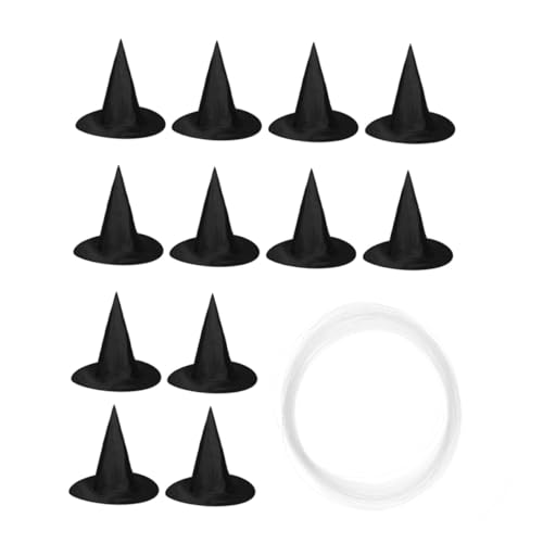 Alipis 12 Stück Teiliges Halloween Hexenhut Klein Leicht Stabiles Material Hängend für Halloween Party Karneval Cosplay Gartendeko Alipis 12 Stück Teiliges Halloween Hexenhut Klein Leicht Stabiles Material Hängend für Halloween Party Karneval Cosplay Gartendeko von Alipis