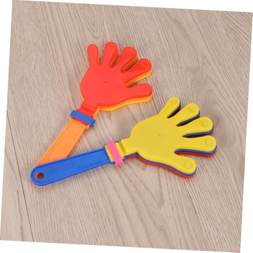 Alipis 12 Stück Teiliges Plastik Handklapper in Leuchtenden Farben Leicht und Sicher für Party mitgebsel und Geburtstagsgeschenk für Mädchen und Jungen Zufällige Farbe Zufällige Farbe von Alipis