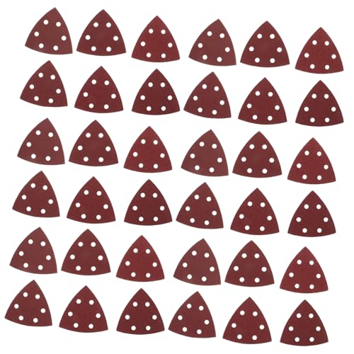 Alipis 120 Stück Dreieckiges Schleifpapier Holz Schleifpapier Handschleifer Für Holz Schleifpapier Für Elektroschleifer Schleifpapier Mit Hoher Körnung Brown Aluminiumoxid von Alipis