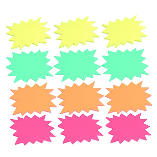 Alipis 120 Stück Kleine Preisetiketten aus Fluoreszierendem Papier Explosiver Form Neon Preisschilder für Lebensmittelgeschäfte Einzelhandel Orange Grün Alipis 120 Stück Kleine Preisetiketten aus Fluoreszierendem Papier Explosiver Form Neon Preisschilder für Lebensmittelgeschäfte Einzelhandel Orange Grün von Alipis
