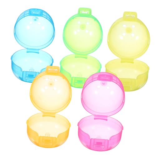 Alipis 12Stücke Füllbare Kapselball Spielzeuge Transparente Mehrzweck Packbälle für und Preise Runde Kapselball Farben für Partys von Alipis