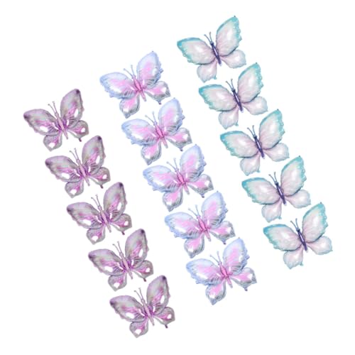 Alipis 15 Stück Teiliges Schmetterlings Folienballons Farbenfrohe Party Dekoration für Hochzeit Geburtstag und Shower mit Schnellem Aufbau und Auffälligem Design von Alipis