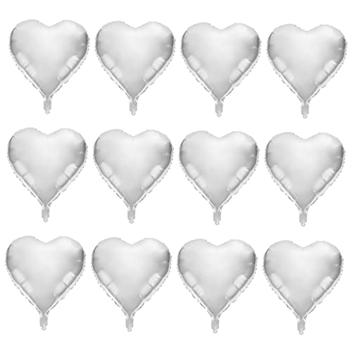 Alipis 150 Stk Liebe Alufolienballon hochzeitsdeko wandverkleidung aufblasbare Ballons Luftballons für die Brautdusche Luftballons aus Aluminiumfolie Partyballons zum Valentinstag Herz von Alipis