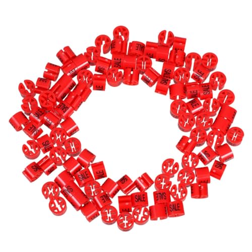 Alipis 150 Stück Kleidung Hängemarken Kunststoff Etiketten Clips für Einzelhandel Hängermarker Rot Kennzeichnung für Hemden Hosen Alipis 150 Stück Kleidung Hängemarken Kunststoff Etiketten Clips für Einzelhandel Hängermarker Rot Kennzeichnung für Hemden Hosen von Alipis