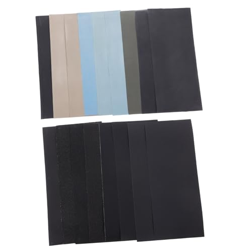 Alipis 18 Blatt Wasserschleifpapier Schleifpapier Mit Hoher Körnung Grobes Schleifpapier Metallschleifpapier Schleifpapier Mit Verschiedenen Körnungen Holz Schleifpapier Sandpapier Grau von Alipis