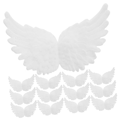 Alipis 18 Stück Flügel-Kuchen-Deckel Flügel aus Kunststoff Mini-Plastikornamente Engelsflügel Kuchendekor Engel-Kuchen-Deckel Flügel Mini Wings Cake Topper Hängendes Harz Weiß Alipis 18 Stück Flügel-Kuchen-Deckel Flügel aus Kunststoff Mini-Plastikornamente Engelsflügel Kuchendekor Engel-Kuchen-Deckel Flügel Mini Wings Cake Topper Hängendes Harz Weiß von Alipis