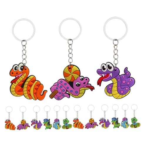 Alipis 18Stücke Teiliges Cartoon Schlangen Schlüsselanhänger Kreative Mitgebsel für Kindergeburtstag Einzigartiges für Jungen und Stilvolle Accessoires für Taschen Alipis 18Stücke Teiliges Cartoon Schlangen Schlüsselanhänger Kreative Mitgebsel für Kindergeburtstag Einzigartiges für Jungen und Stilvolle Accessoires für Taschen von Alipis