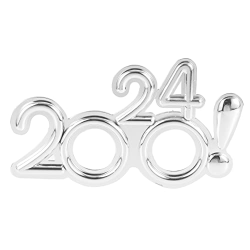 Alipis 1Paar Neujahrsbrillen Lustige Partybrille Für Silvester Brillen Für Männer Und Frauen Silvesterfeier Und Feste Witzige Tanzbrille Feiern von Alipis
