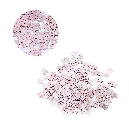 Alipis 1Packung Papierschrott Konfetti Roségold Zahl Für Geburtstagsfeiern Hochzeiten Und Jubiläen Glänzende Tischdekoration Für Kreative DIY Projekte Alipis 1Packung Papierschrott Konfetti Roségold Zahl Für Geburtstagsfeiern Hochzeiten Und Jubiläen Glänzende Tischdekoration Für Kreative DIY Projekte von Alipis