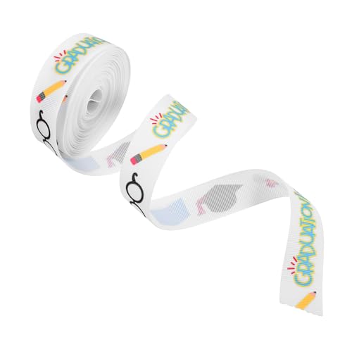 Alipis 1Rolle Abschluss Geschenkband Yards DIY Dekoratives Polyesterband Für Hochzeiten Partys Und Festdekorationen Zuzuschneiden Und Vielseitig von Alipis