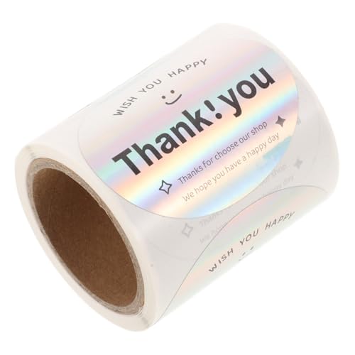 Alipis 1Rolle Dankesetiketten Hochwertige Geschenkverpackungsaufkleber Dichtungsaufkleber Für Hochzeit Besondere Anlässe Selbstklebend Alipis 1Rolle Dankesetiketten Hochwertige Geschenkverpackungsaufkleber Dichtungsaufkleber Für Hochzeit Besondere Anlässe Selbstklebend von Alipis