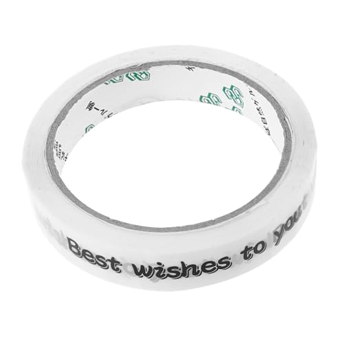 Alipis 1Rolle Scrapbooking Klebeband Geschenkverpackungsband Beutelverschlussband DIY Bastelbedarf Für Kreative Projekte Dekoration Für Kleine Unternehmen von Alipis