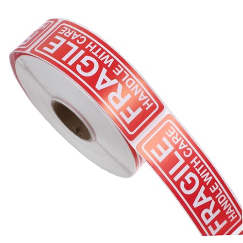 Alipis 1Rolle Versandaufkleber Fragile Handle With Care Selbstklebende Warnetiketten für Zerbrechliche Gegenstände Aufkleber für Glaswaren für Transport Alipis 1Rolle Versandaufkleber Fragile Handle With Care Selbstklebende Warnetiketten für Zerbrechliche Gegenstände Aufkleber für Glaswaren für Transport von Alipis