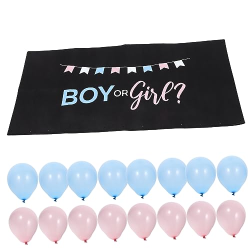 Alipis 1Satz Geschlecht Offenbaren Ballons Und Blaue Latexballons Partyzubehör Zur Geschlechtsenthüllung Schnur Und Haken Für Babyparty von Alipis