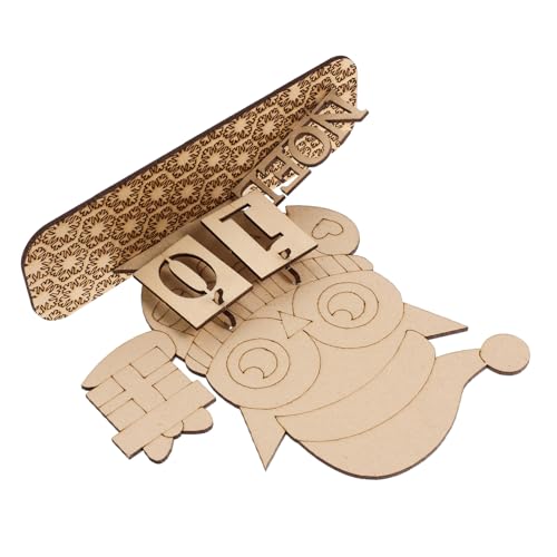 Alipis 1Satz Weihnachtlicher Holz Adventskalender Zum DIY Basteln Dekorationskalender Für Countdown Als Weihnachtsgeschenk Für Freunde von Alipis
