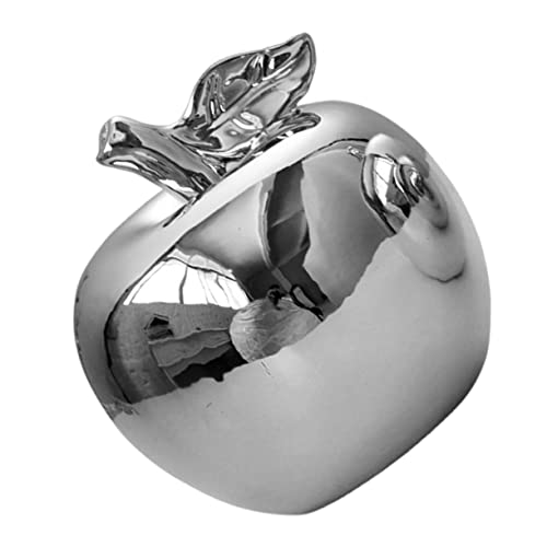 Alipis 1Stk Apple-Keramik-Ornament Dekorationen aufzeichnen Acetat Siegellack Ofen Staffeleien zum Ausstellen bürodeko büro Dekoration Keramikkunst Obst Feengarten Obst Silver Alipis 1Stk Apple-Keramik-Ornament Dekorationen aufzeichnen Acetat Siegellack Ofen Staffeleien zum Ausstellen bürodeko büro Dekoration Keramikkunst Obst Feengarten Obst Silver von Alipis