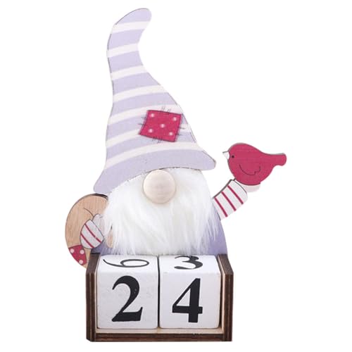 Alipis 1Stk Weihnachtskalender tomte gnome puppe Adventskalender 2022 weihnachtsdeko immerwährender kalender Holzschilder geschenke Tischkalender aus Holz manueller Stereokalender Alipis 1Stk Weihnachtskalender tomte gnome puppe Adventskalender 2022 weihnachtsdeko immerwährender kalender Holzschilder geschenke Tischkalender aus Holz manueller Stereokalender von Alipis