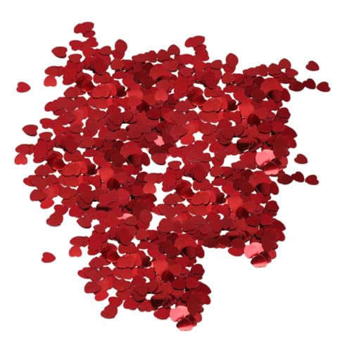 Alipis 2 Packungen Rote Herz Konfetti Pack Tischdeko für Hochzeiten Partys Valentinstag Shower Festliche Anlässe Langlebig und Wiederverwendbar Alipis 2 Packungen Rote Herz Konfetti Pack Tischdeko für Hochzeiten Partys Valentinstag Shower Festliche Anlässe Langlebig und Wiederverwendbar von Alipis