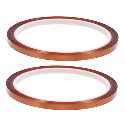 Alipis 2 Rollen Hitzebeständiges Klebeband Sublimation Klebeband für Wärmeübertragung Stark Haftend für Elektronik DIY Projekte Resistent gegen Hohe Temperaturen von Alipis