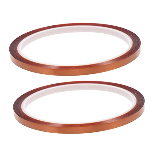 Alipis 2 Rollen Hitzebeständiges Sublimationsband Kleber für Unebene Oberflächen Professionelles Thermotransfer Klebeband für DIY Projekte und Elektronik Alipis 2 Rollen Hitzebeständiges Sublimationsband Kleber für Unebene Oberflächen Professionelles Thermotransfer Klebeband für DIY Projekte und Elektronik von Alipis