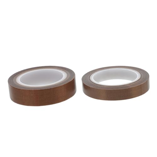 Alipis 2 Rollen Klebeband Hochtemperatur Ptfe Band Vakuumierband Dichtungsband Dichtungsband Ptfe Band Für Vakuumierband Vakuumiergerät Klebeband Hellbraun von Alipis
