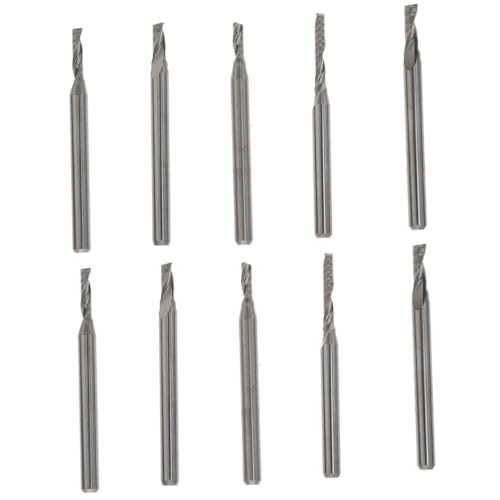 Alipis 2 Sätze Cnc Fräser Wolframstahl Endmill Bits für Präzise Gravuren für Holzverarbeitung Langlebig Effizient mit Je von Alipis