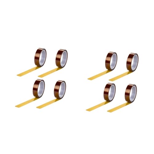 Alipis 2 Sätze Doppelseitiges Hitzebeständiges Klebeband Hochwertiges Polyimid Tape Für Elektronik Bildschirmfolien Module Rückstandsfrei 4 Rollen * 2 Alipis 2 Sätze Doppelseitiges Hitzebeständiges Klebeband Hochwertiges Polyimid Tape Für Elektronik Bildschirmfolien Module Rückstandsfrei 4 Rollen * 2 von Alipis