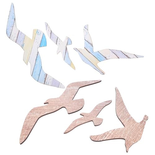 Alipis 2 Sätze Mediterrane Wanddekoration Seemöwen aus Holz Handgefertigt Küstenstil Wandkunst für Wohnzimmer Schlafzimmer Esszimmer Ozeanisches Flair Rustikale Holzfigur-figurine Alipis 2 Sätze Mediterrane Wanddekoration Seemöwen aus Holz Handgefertigt Küstenstil Wandkunst für Wohnzimmer Schlafzimmer Esszimmer Ozeanisches Flair Rustikale Holzfigur-figurine von Alipis