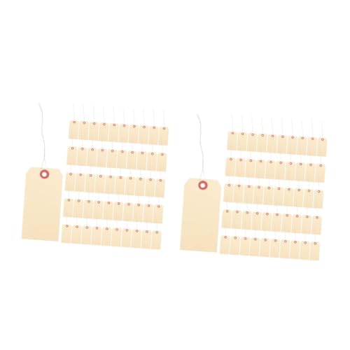 Alipis 2 Sätze Preis Schild Identifikation Versandschilds Leere Tags Manila-anhänger Mit Draht Kabelbinder Versandanhänger Mit Drähten Verkabelter Manila-tag Eisendraht 100 Stück * 2 Alipis 2 Sätze Preis Schild Identifikation Versandschilds Leere Tags Manila-anhänger Mit Draht Kabelbinder Versandanhänger Mit Drähten Verkabelter Manila-tag Eisendraht 100 Stück * 2 von Alipis