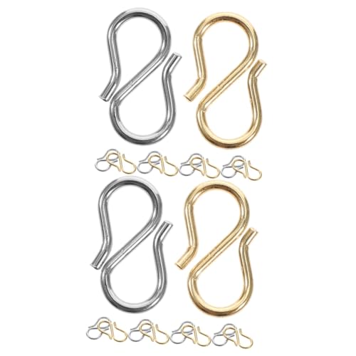 Alipis 2 Sätze S Verschlüsse Für Diy Schmuckherstellung Robuste Und Langlebige Verschlüsse Für Und Armbänder Für Kreative Bastelprojekte 10 Stück * 2 von Alipis