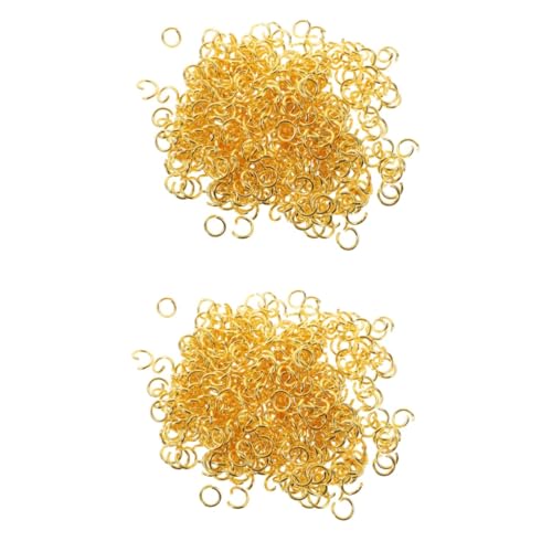 Alipis 2 Sätze Sprungringe Offene Ringe Für Diy Schmuckherstellung Armbandreparatur Langlebige Biegeringe Für Kreative Projekte 500 Stück * 2 Alipis 2 Sätze Sprungringe Offene Ringe Für Diy Schmuckherstellung Armbandreparatur Langlebige Biegeringe Für Kreative Projekte 500 Stück * 2 von Alipis