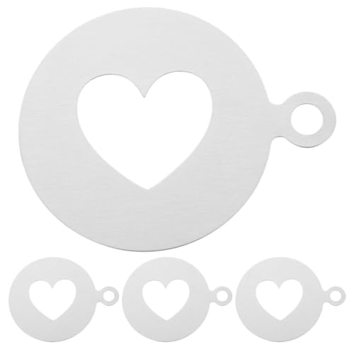Alipis 2 Sätze Teiliges Set Kaffee Schablonen Für Latte Art Kreative Dekoration Für Kuchen Kekse Und Desserts Leicht Und Tragbar Mit Praktischem Aufhängeloch 4 Stück * 2 Alipis 2 Sätze Teiliges Set Kaffee Schablonen Für Latte Art Kreative Dekoration Für Kuchen Kekse Und Desserts Leicht Und Tragbar Mit Praktischem Aufhängeloch 4 Stück * 2 von Alipis