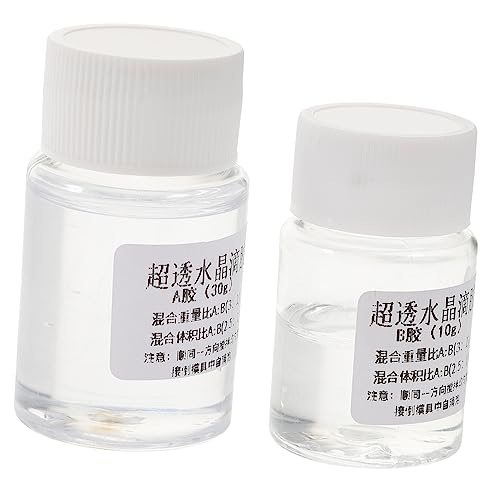 Alipis 2 Sätze Wasserdichtes Epoxidharzkleber Bausätze Schmuck ab 2-teiliges Epoxid Epoxidharzkleber für Holz Zweikomponenten-Epoxidharz klar Epoxidharzkleber klar Harz Epoxid Transparent von Alipis
