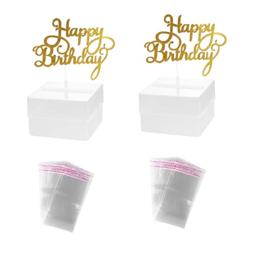Alipis 2 Satz Cake Money Box mit Geburtstagstorten Dekoration Transparente Spardose für Geldgeschenke Kreative Tortenaufsätze für Unvergessliche Feiern Alipis 2 Satz Cake Money Box mit Geburtstagstorten Dekoration Transparente Spardose für Geldgeschenke Kreative Tortenaufsätze für Unvergessliche Feiern von Alipis